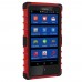 Nokia X X+ XL - Black Red Dual Armor Composite Protective Cover Case with Stand